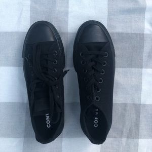 Black platform converse!